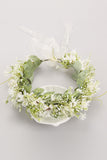 White Garland Crown Bridal Headband