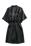 Black Bride Bridesmaid Wedding Robes