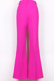 Fuchsia One Button Peak Lapel Women Suits