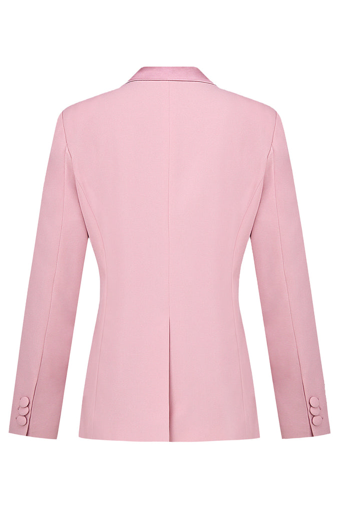 Zapaka Blush Double Breasted 2 Piece Women's Suit ZAPAKA