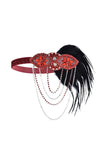 Red 1920s Party Accessories Four Pieces Sets