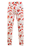 White Printed 3-Piece Christmas Men Suit