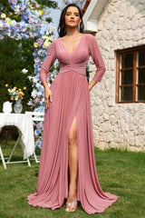 ★Rose Frantz★ Plum Long Dress (2色) 412P03LF012DustyRose_1_-