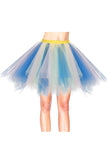 [US WAREHOUSE]Layered Tulle Petticoat Halloween Tutu Dance Skirt[2 For $9.99]-Random Color