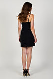 Spaghetti Straps Sheath Short Length Little Black Dress