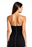 Strapless Bodycon Short Little Black Dress