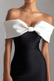Off The Shoulder Bodycon Short Little Black Dress