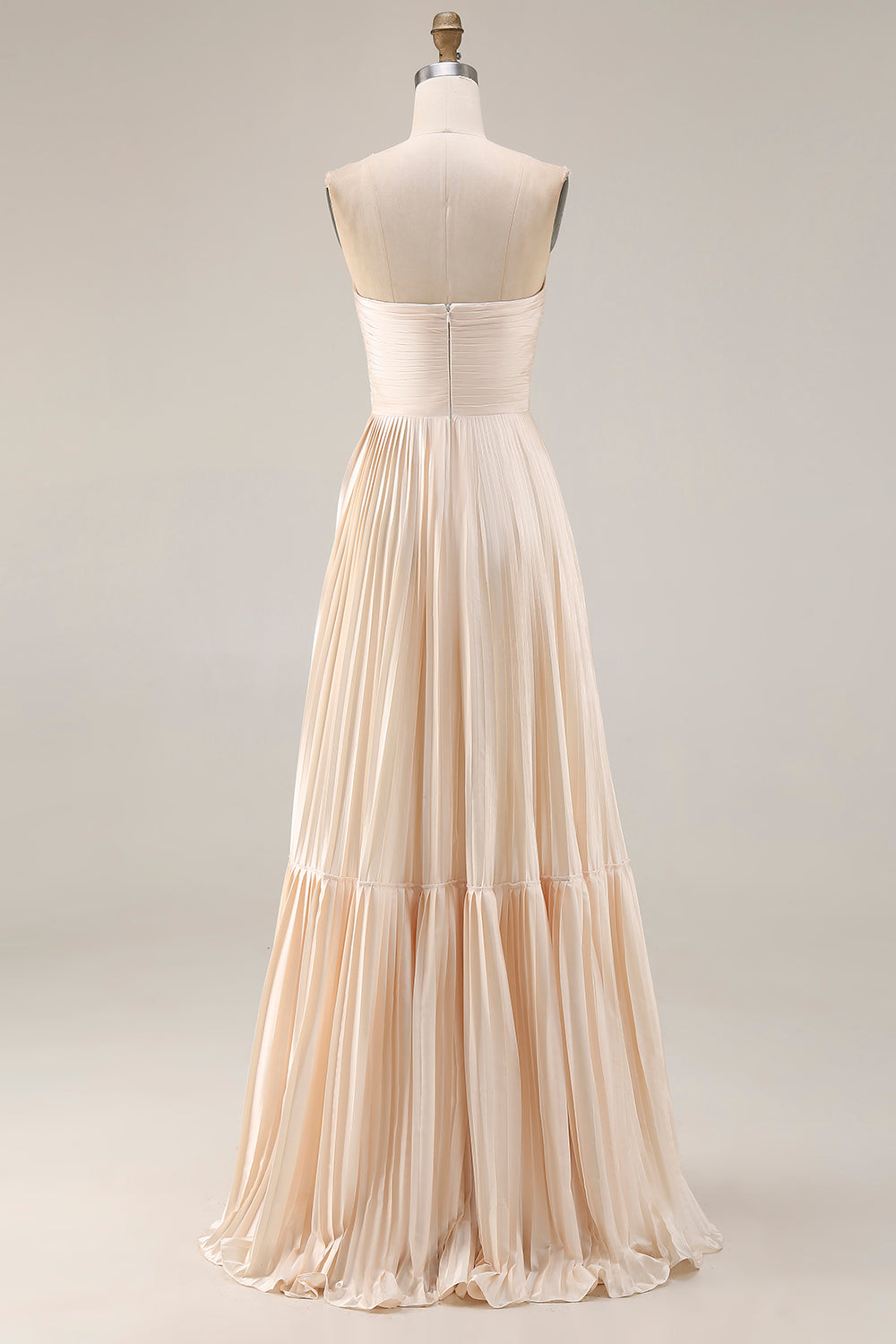 kadiju champagne pleated dress Dresses KADIJU