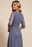 Twilight Sheath Chiffon Ankle Length Mother of the Bride Dress