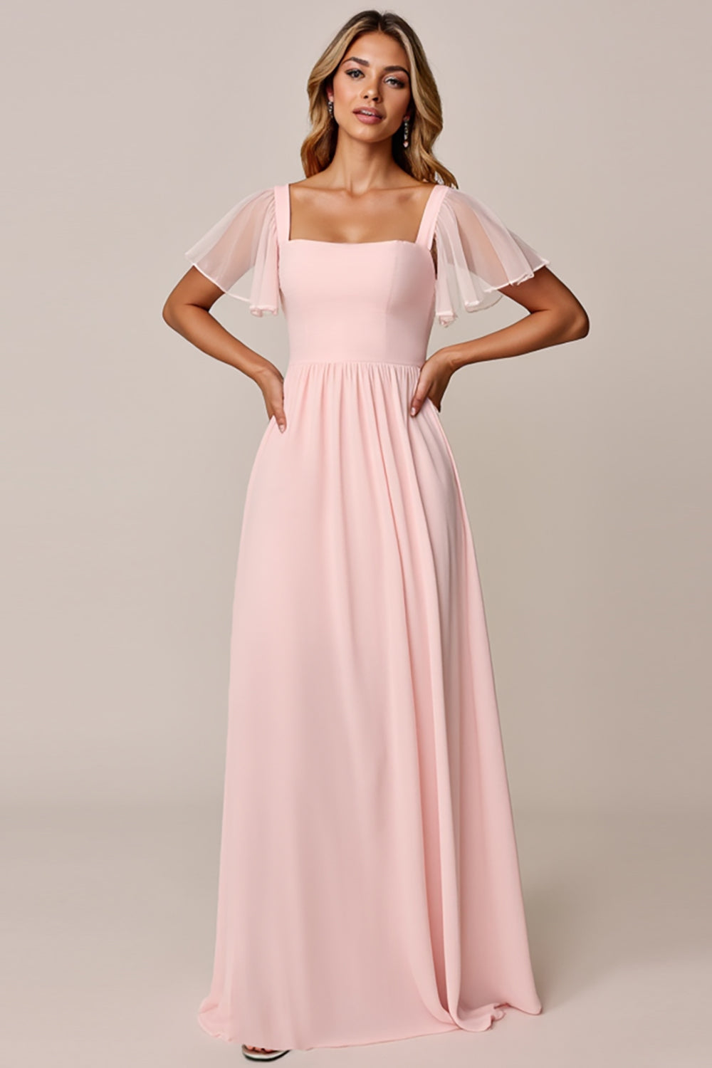 Fashion Alana Chiffon Bridesmaid Dress Zapaka Women Candy Pink Bridesmaid Dress With Short Sleeves A Line Fashion Alana Chiffon Bridesmaid Dress Zapaka Women Candy Pink Bridesmaid Dress With Short Sleeves A Line