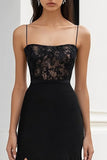 Black Sheath Long Formal Dress with Slit
