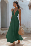 White A Line Spaghetti Straps Chiffon Long Holiday Dress