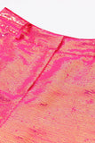 Sparkly Fuchsia 2-Piece Peak Lapel Women Suits with Pockets