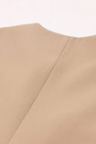 White Peak Lapel Sleeveless Satin Women Blazer