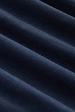 Navy 2-Piece Satin Sleeveless Women Prom Suits