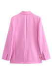 Pink 2-Piece Notched Lapel Women Prom Suits