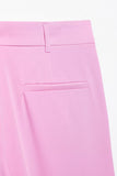Pink 2 Piece Peak Lapel Women Prom Suits with Strings