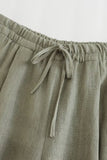Grey Green 2-Piece Notched Lpael Sleeveless Women Prom Suits
