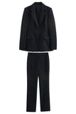 Black 2-Piece Notched Lapel Women Prom Suits