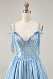 Fuchsia A-Line Corset Satin Homecoming Dress with Rhinestones