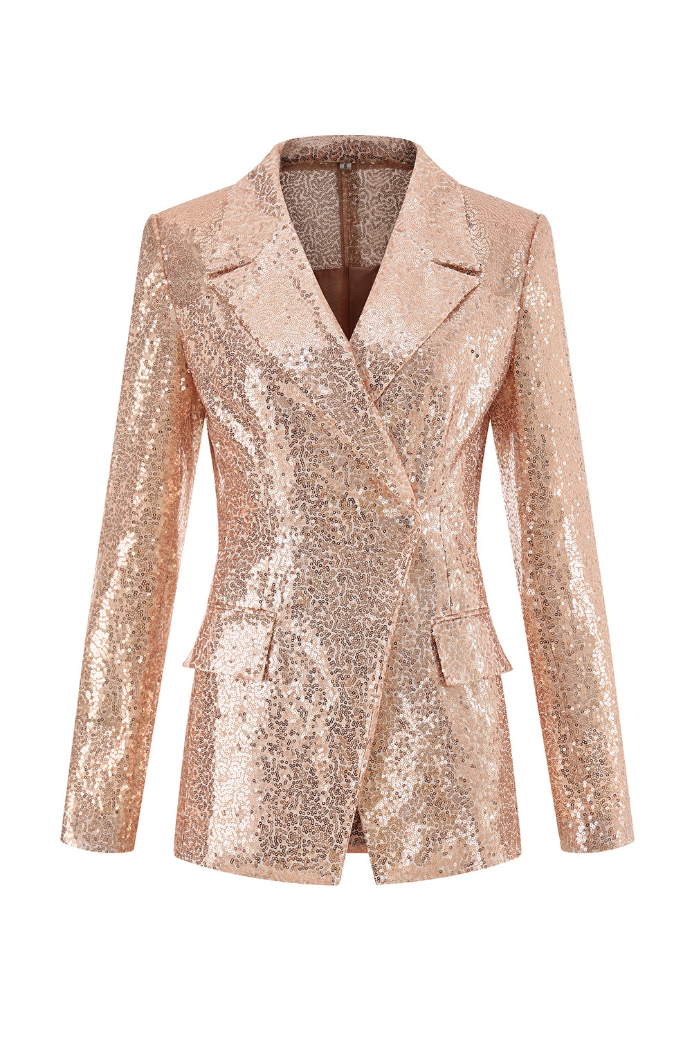 Zapaka Women Sparkly Golden 2 Piece Sequins Holiday Suits Notched Lapel Party Suits ZAPAKA Zapaka Women Sparkly Golden 2 Piece Sequins Holiday Suits Notched Lapel Party Suits ZAPAKA