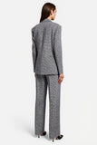 Grey Notched Lapel Single Breasted 2 Piece Women Suits