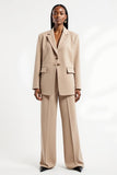 Apricot Notched Lapel 2-piece Women Suits