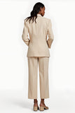 Apricot Single-Breasted 2-piece Women Suits