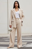 Apricot Notched Lapel 2-piece Women Suits