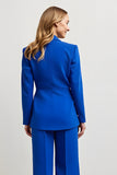 Royal Blue 2 Piece One Button Slim Fit Work Suits