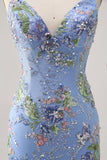 Pink Bodycon Short Floral Homecoming Dress with Sequins