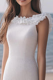 Sparkly Ivory Sequin Bodycon Short Engagement Dress