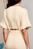 Apricot Mermaid Ruched Wedding Guest Dress