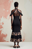 Black Sheath Long Wedding Guest Dress