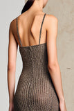 Maroon Sheath Spaghetti Straps Long Wedding Guest Dress with Bow