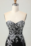 Sparkly Black Silver Bodycon Sequins Mini Homecoming Dress