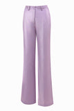 Purple Peak Lapel One Button 2-piece Women Suits
