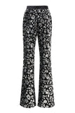 Sparkly Black Slim Fit 2 Piece Women's Prom Suit with Sash