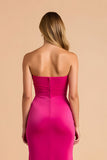 Black Mermaid Sweetheart Maxi Bridesmaid Dress