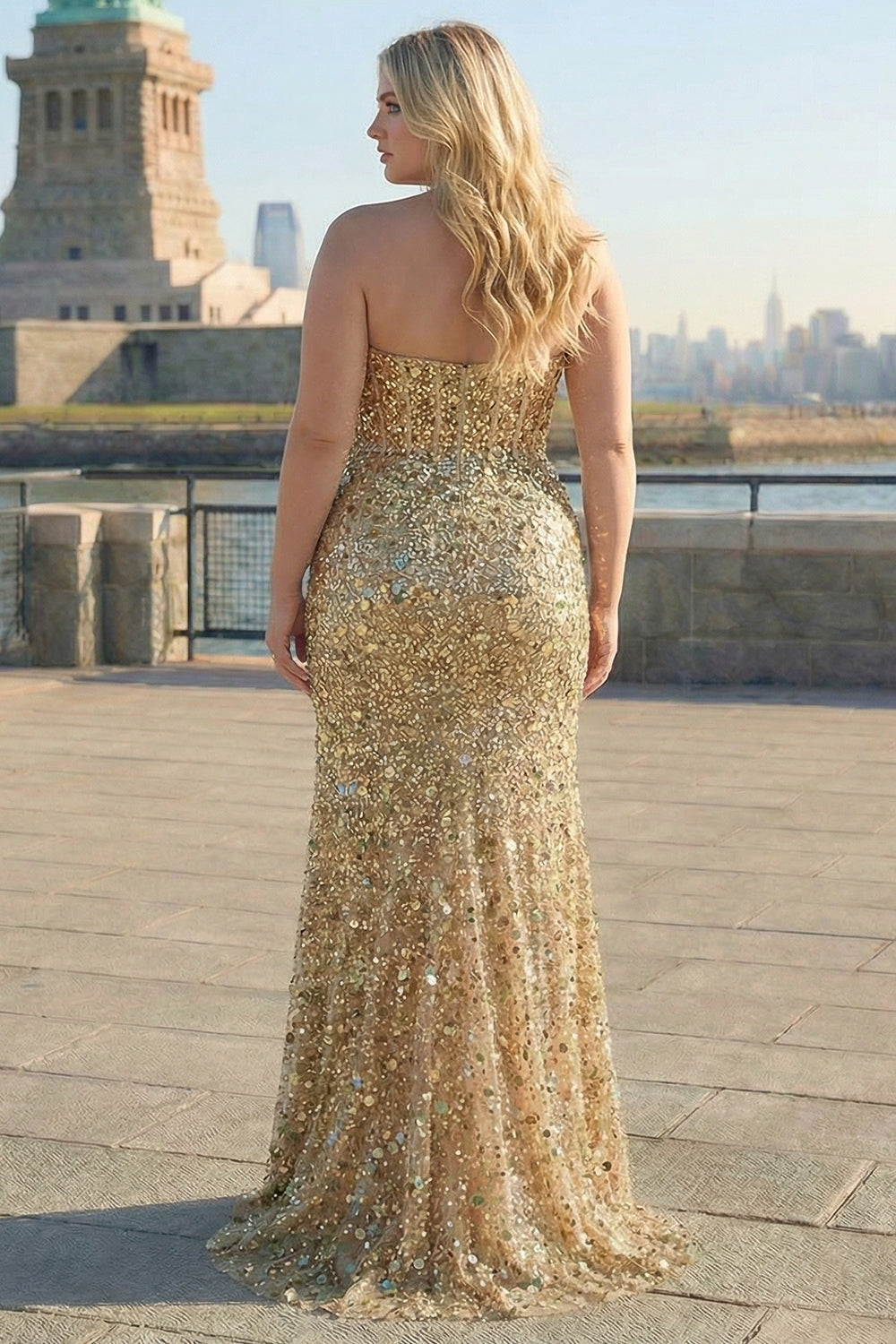 Gold Sequin Dress Plus Size Zapaka Women Sparkly Golden Plus Size Long Prom Dress With Slit Gold Sequin Dress Plus Size Zapaka Women Sparkly Golden Plus Size Long Prom Dress With Slit