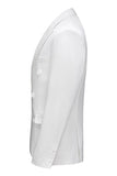 Black Peaked Lapel 3 Pieces Satin Men's Prom Suits