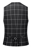 Black Striped 2 Pieces Peaked lapel Men's Prom Suits