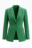 Red 2-Piece Notched Lapel Women Prom Suits With Pockets