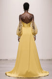 Daffodil Off the Shoulder Sheath Pageant Dress
