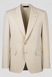 Ivory Peak Lapel Single Breasted  Men's Formal Blazer