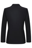 2 Piece Peak Lapel Slim Fit Black Men's Suits