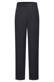Black 3 Piece Peak Lapel Double Breasted Men's Business Suits