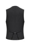 Peak Lapel 3 Piece Single Breasted Coffee Men's Suits