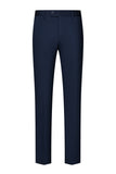 3 Piece Notched Lapel One Button Men's Navy Suits