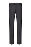 Dark Grey 3 Piece Peak Lapel Slim Fit Men's Wedding Suits